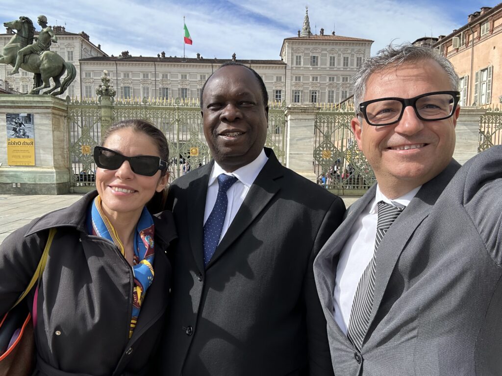 Funzionario Marianna Pascale Ambasciata Roma, SE Ambasciatore Samuel Ouattara, Console dr Giorgio Di Capua